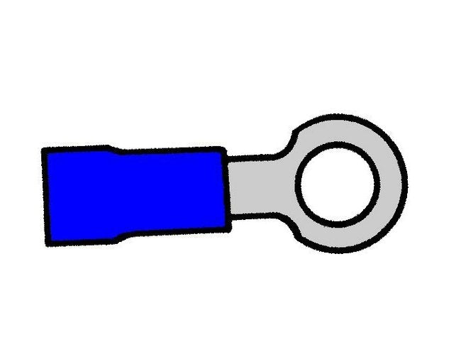 Insulated Ring Tongue Terminal Connector - Image 1