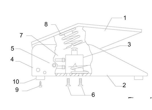 Zero BNP Drive Pin, Grooved for Foot Pedal Assembly - Image 1