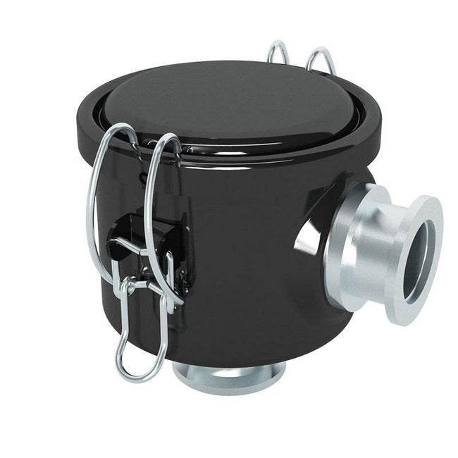 Solberg WL Series Vacuum Filter - Black, NW25 Flange, Polyester Media - Image 1