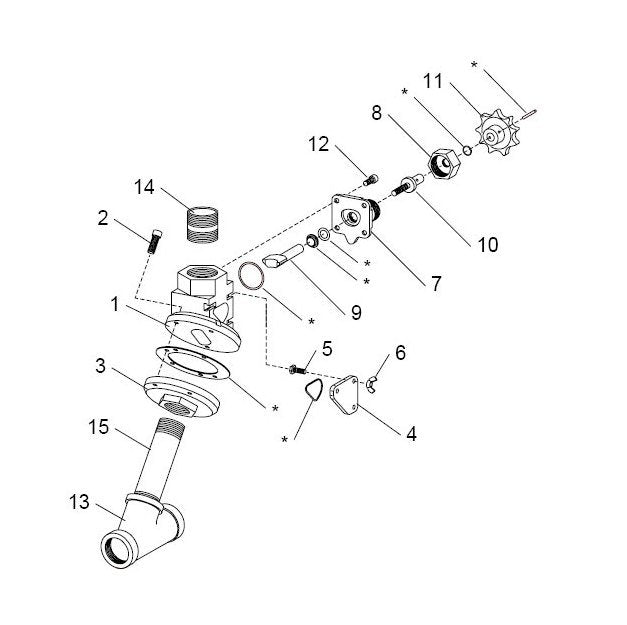 Quantum Manual Abrasive Metering Screw - Image 1