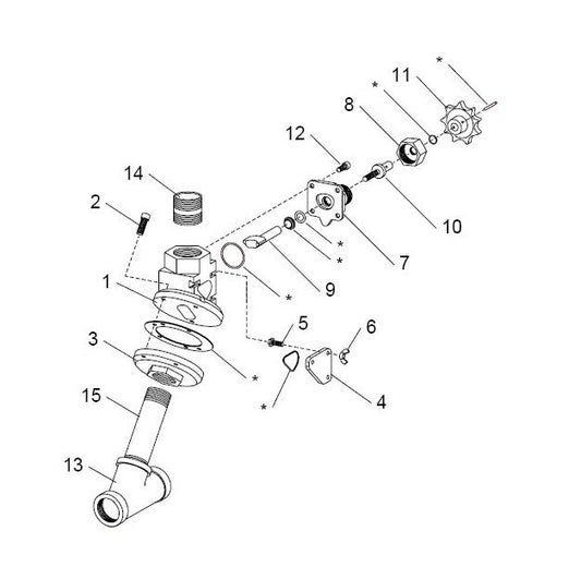 Quantum Manual Abrasive Metering Screw - Image 1