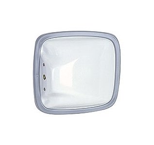 Velvac Replacement Mirror Head - White Paint, 6.5" X 6" - Image 1