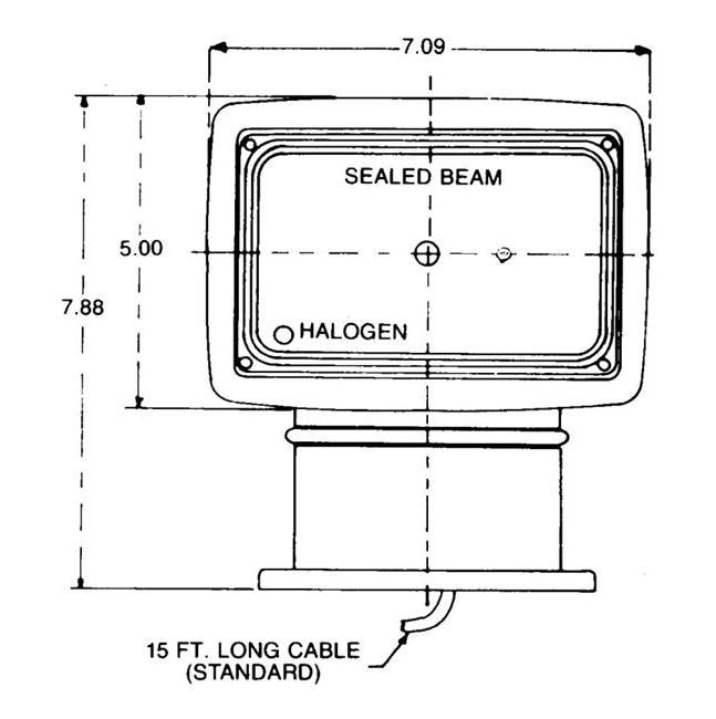 Remote Control Searchlight - Electric Spotlight - Image 2