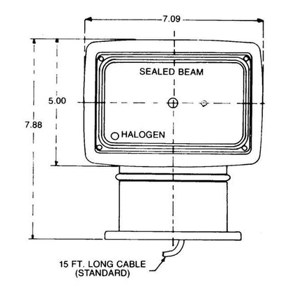 Remote Control Searchlight - Electric Spotlight - Image 2