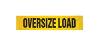 Vinyl Safety Banner - Oversized Load with Grommets
