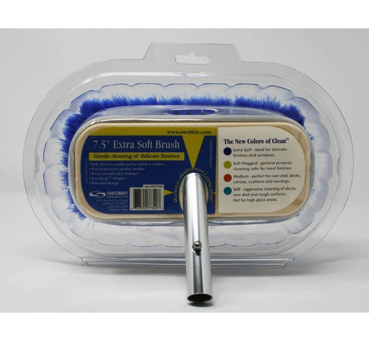 Swobbit 7.5" Extra Soft Blue Brush - Image 1