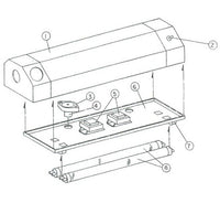 Copper Color Light Hood Assembly for Zero BNP 50 Suction Blast Cabinet