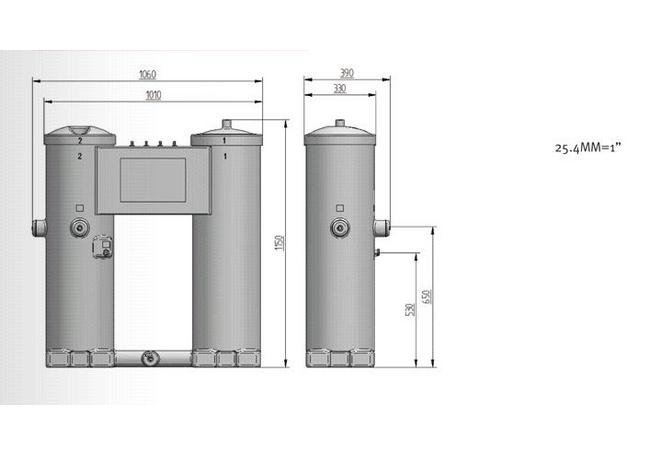 Jorc SEPREMIUM 1250 Oil Water Separator for Compressed Air Systems - Image 2