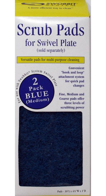 Swobbit 2 Pack Blue Scrub Pads - Image 1