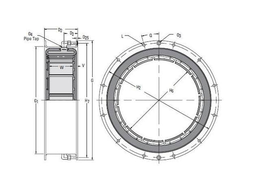 14CB400 Single Flange CB Element - Image 1