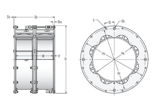 Eaton-Airflex Dual Narrow VC Elements - Image 1