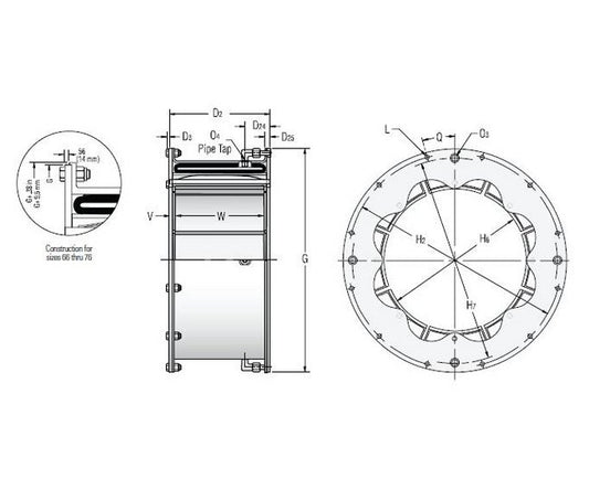 Eaton-Airflex VC Drum Clutch 38VC1200 - Image 1