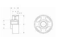 Eaton-Airflex CB Mounting Components - Integral Drums & Hubs