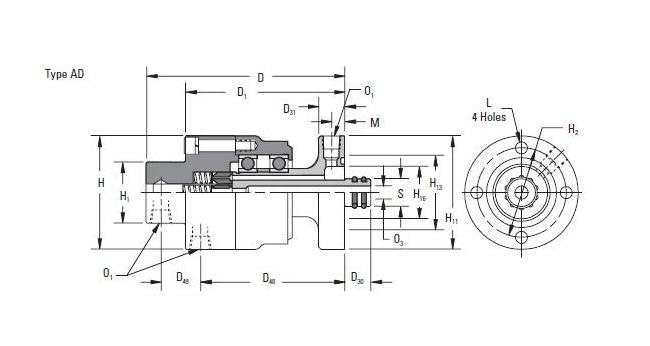 Eaton-Airflex AD Dual Passage Rotorseals - Image 1