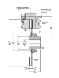 Eaton-Airflex 225DP100 Hydraulic Caliper Disc Brakes
