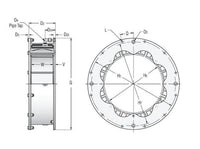 Eaton-Airflex Single Narrow VC Element Assembly