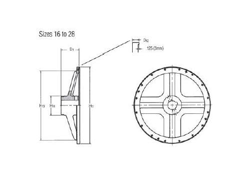 Eaton-Airflex Element Spiders 28CB525 Mounting Components - Image 1