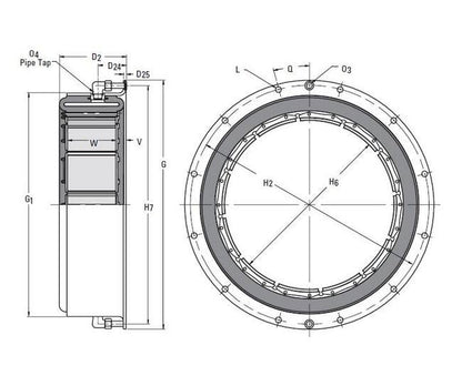 8CB250 Single Flange CB Element - Image 1