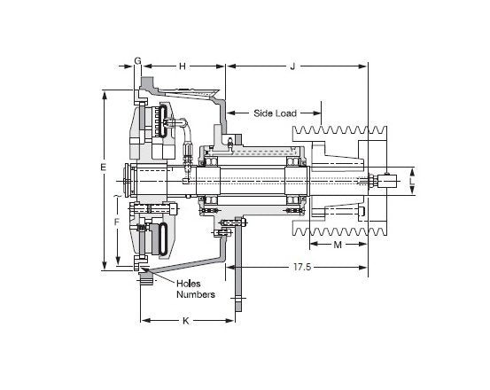 Wichita Air Tube Disc Take-Off Clutch - Image 1
