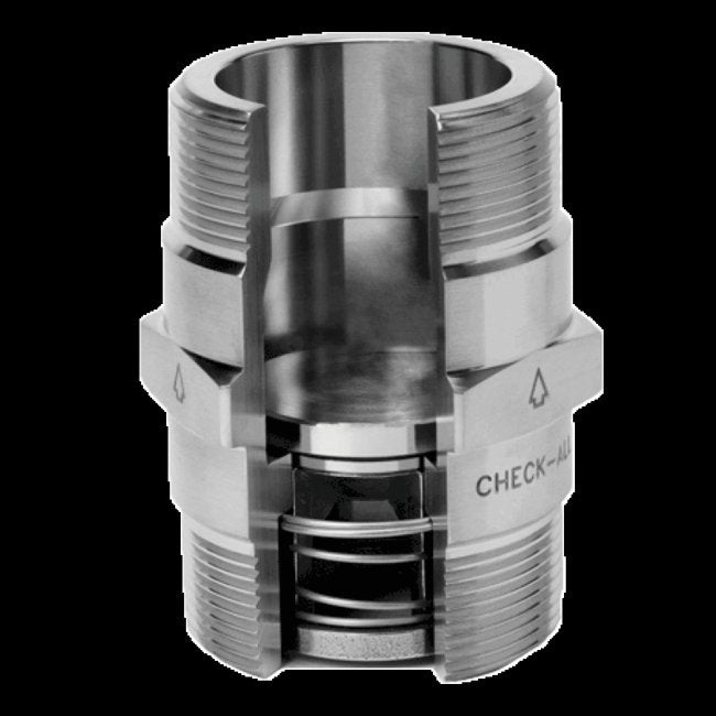 2-1/2 Inch NPT Connector Check Valve - Standard Cracking Pressure 0.125 psi - Image 1
