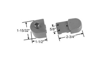 Bronze Finish Offset Pivot for Aluminum Doors - Image 1