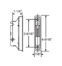 Commercial Grade Mortise Lock with Plate