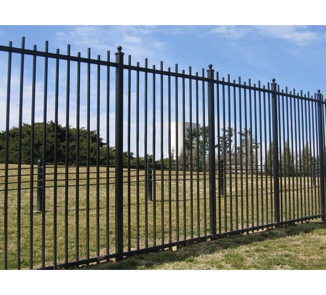 LongFence Monarch Commercial Ornamental Iron Fence - Image 2