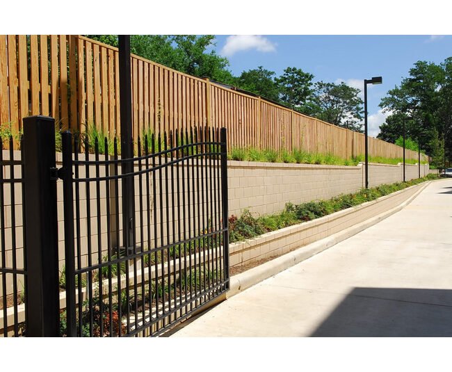 Pressure-Treated Commercial Red Cedar Wood Fence by Long®Fence - Image 3