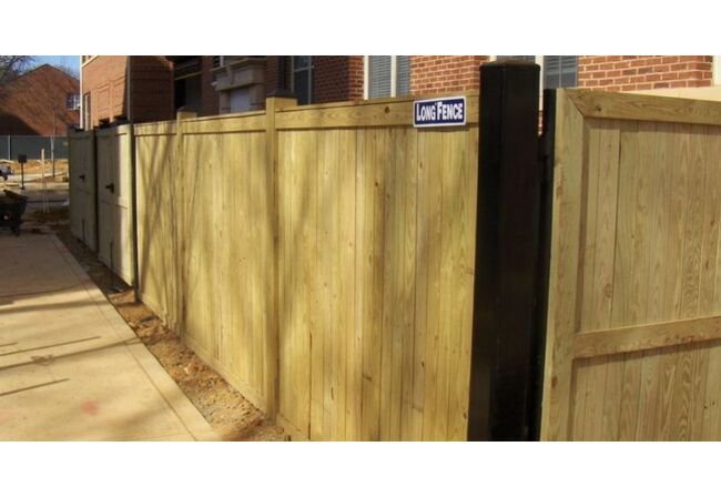 Pressure-Treated Commercial Red Cedar Wood Fence by Long®Fence - Image 5