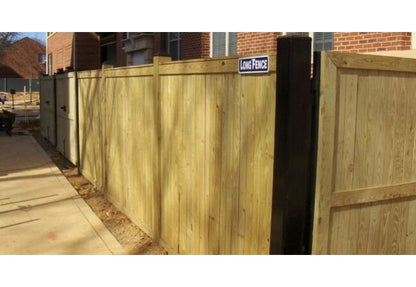 Pressure-Treated Commercial Red Cedar Wood Fence by Long®Fence - Image 5