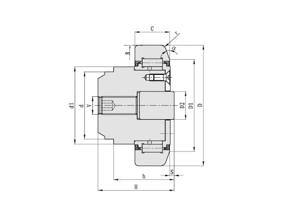 Adjustable Combined Roller Bearings with Plastic Axial Roller - Image 2