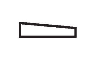 Aluminum Finish Mortise Lock Face Plate with Deadlatch - Image 3