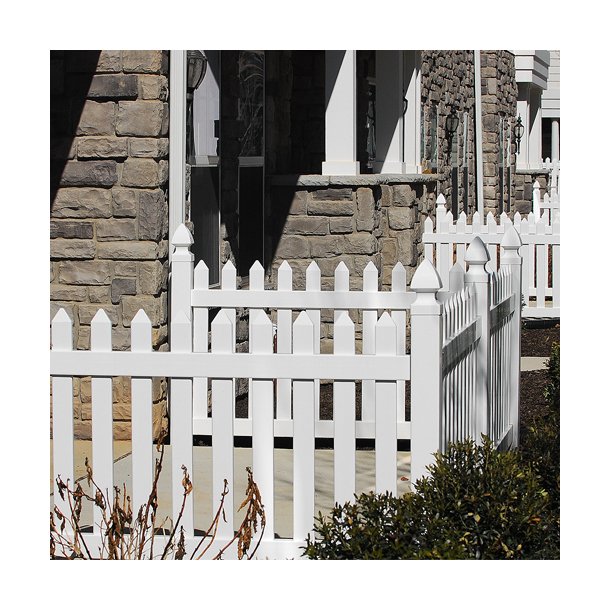 Durable Commercial Picket Vinyl Fences - Image 1