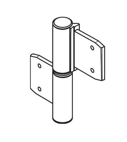 Strybuc White Finish Deluxe Hinge Kit - Commercial Door Hardware - Image 1