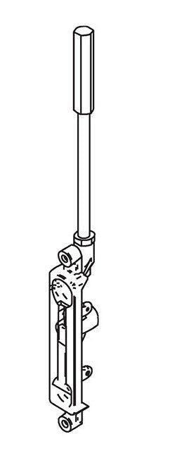 Commercial Flush Bolt - Strybuc Traco/Security Style - Image 1