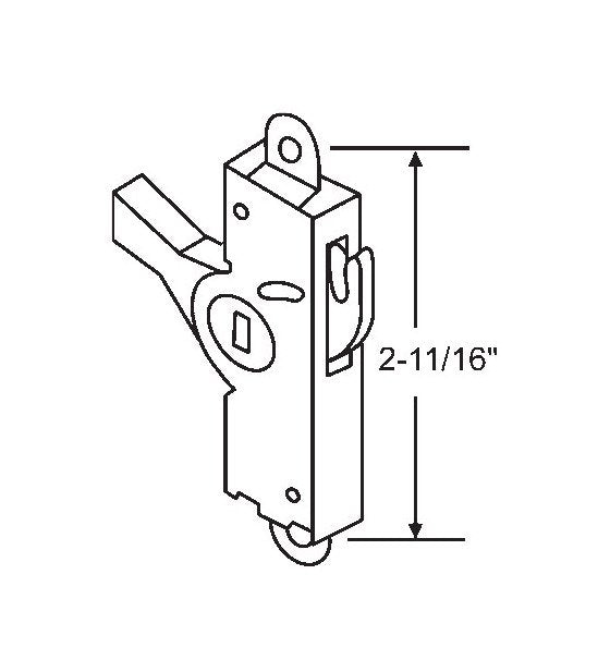 Heavy-Duty Steel Mortise Lock for Commercial Doors - Image 1