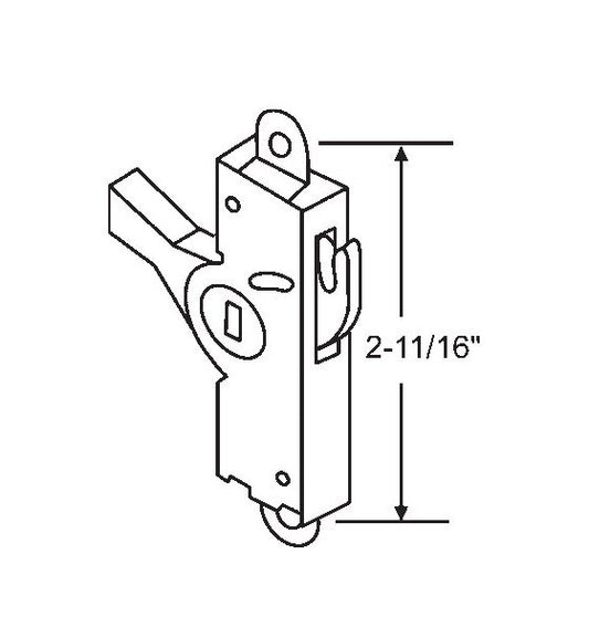 Heavy-Duty Steel Mortise Lock for Commercial Doors - Image 1