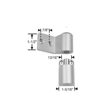Commercial Aluminium Intermediate Door Pivot - Non-Handed Design - Image 1