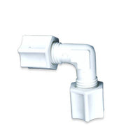 Poly PVDF Compression Elbow 5/8in Inlet/Outlet with Poly Gripper