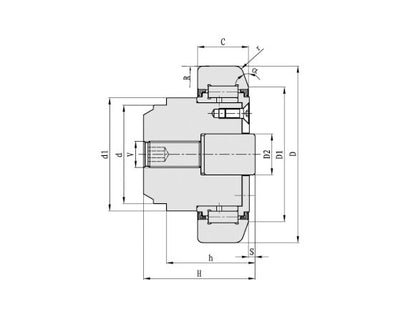 Adjustable Combined Roller Bearings with Plastic Axial Roller - Image 2