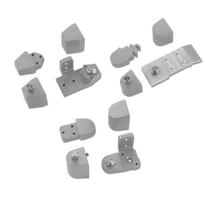 Commercial Grade Left Hand Outswing Aluminum Finish Offset Pivot for Flush Face Frame and Recessed Door Applications - Image 2