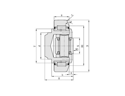 Adjustable Combined Roller Bearings with Shims - Image 2