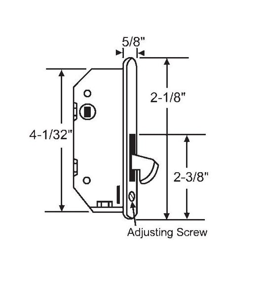 Heavy-Duty Mortise Lock - Image 1