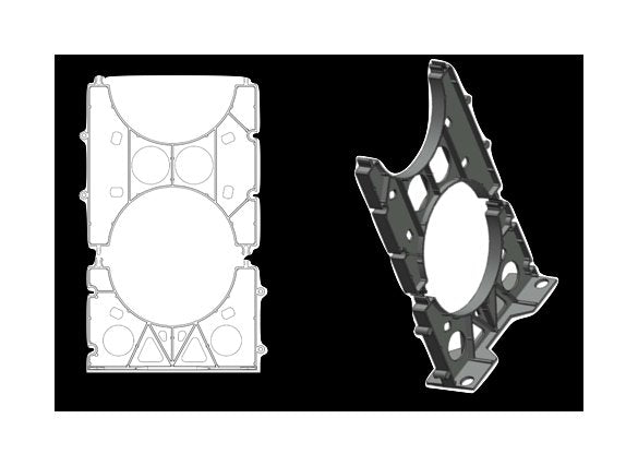 8 x 3 Base Spacer for Underground Ducts - Single Base Spacer - Image 1