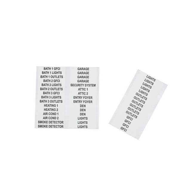 Klein Household Electric Panel Marker Book - 10 Pages - Image 3