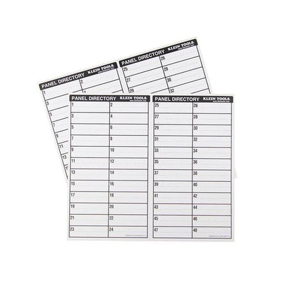 Klein Household Electric Panel Marker Book - 10 Pages - Image 5