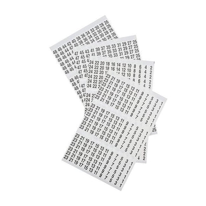 Klein Tools 14 Pages Wire Marker Book - Vinyl Coated Cloth, 1-48 Legend - Image 3