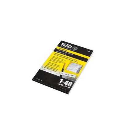 Klein Tools 14 Pages Wire Marker Book - Vinyl Coated Cloth, 1-48 Legend - Image 5