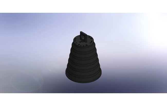 Cal Am Poly-Pull LDPE Duct Plug with Rope Tab - Image 1