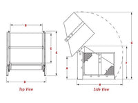 Advance Lifts DP Series 52" Standard Container Dumper